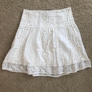 White Lace Skirt